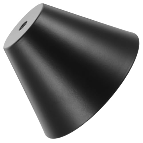 DECOMELODY Vintage Lampenschirm aus Robustem Ersatz für Tisch Stehlampe Einfache Montage Stilvolle Beleuchtung für Schlafzimmer Wohnzimmer Hotel und Barbereich Schwarzes Design von DECOMELODY