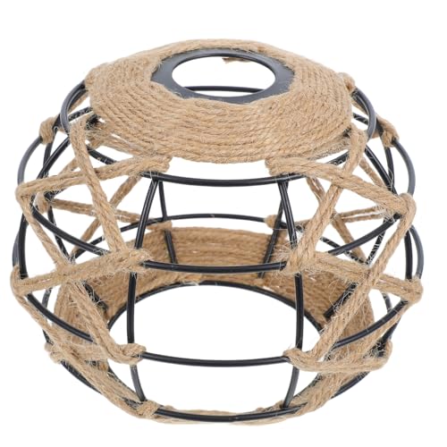 DECOMELODY Vintage Pendelleuchte Lampenschirm Geflochtenes Rattan Naturmaterial Industrie Stil Eisenlampenschirm für Wohnzimmer Schlafzimmer Restaurant Bar Beleuchtung DECOMELODY Vintage Pendelleuchte Lampenschirm Geflochtenes Rattan Naturmaterial Industrie Stil Eisenlampenschirm für Wohnzimmer Schlafzimmer Restaurant Bar Beleuchtung von DECOMELODY