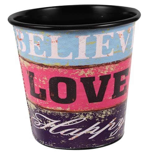 DECOMELODY Vintage Schreibtisch Mülleimer aus Robustem Metall Multifunktionaler Papierkorb und Stifthalter Kompakt für Büro Wohnzimmer und Schlafzimmer Platzsparend und Langlebig DECOMELODY Vintage Schreibtisch Mülleimer aus Robustem Metall Multifunktionaler Papierkorb und Stifthalter Kompakt für Büro Wohnzimmer und Schlafzimmer Platzsparend und Langlebig von DECOMELODY