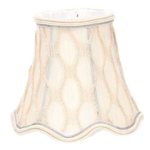 DECOMELODY Vintage Stoff Lampenschirm Leichter Lampenabdeckung Clip Einfach zu Montierender Lampenschirm für Wandleuchte Stehlampe Schreibtischlampe Stofflampenschirm Ersatz und von DECOMELODY