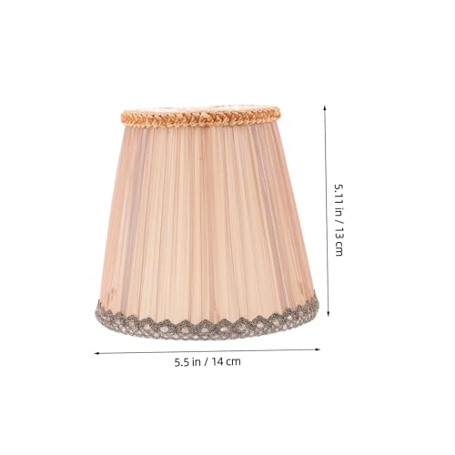 DECOMELODY Vintage Stoff Lampenschirm mit Clip Eleganter Wandleuchten Lampenschirm Handgenäht Kronleuchter Abdeckung Geeignet für Tisch Steh und Pendelleuchten Edles Wohnambiente DECOMELODY Vintage Stoff Lampenschirm mit Clip Eleganter Wandleuchten Lampenschirm Handgenäht Kronleuchter Abdeckung Geeignet für Tisch Steh und Pendelleuchten Edles Wohnambiente von DECOMELODY