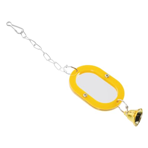 DECOMELODY Vogelspiegelspielzeug für Papageien mit Glocke Bissfestes Langlebiges Hänge für Wellensittiche Nymphensittiche und Sittiche und Auditive Stimulation für Vogelkäfig Zubehör DECOMELODY Vogelspiegelspielzeug für Papageien mit Glocke Bissfestes Langlebiges Hänge für Wellensittiche Nymphensittiche und Sittiche und Auditive Stimulation für Vogelkäfig Zubehör von DECOMELODY