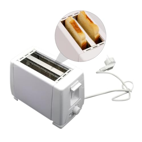 DECOMELODY Vollautomatischer Toaster Weiß Kompakter Sandwichmaker für Brot Bagels Brötchen Tragbarer Haushalts Toaster Einfach zu Bedienen Platzsparendes Design als DECOMELODY Vollautomatischer Toaster Weiß Kompakter Sandwichmaker für Brot Bagels Brötchen Tragbarer Haushalts Toaster Einfach zu Bedienen Platzsparendes Design als von DECOMELODY