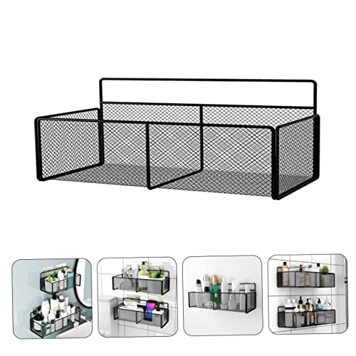 DECOMELODY Wandmontiertes Aufbewahrungsregal aus Robustem Groß Pulverbeschichtet Bohrfreies Küchen Badregal zur Platzsparenden Wandaufbewahrung und Praktischen Organisation DECOMELODY Wandmontiertes Aufbewahrungsregal aus Robustem Groß Pulverbeschichtet Bohrfreies Küchen Badregal zur Platzsparenden Wandaufbewahrung und Praktischen Organisation von DECOMELODY