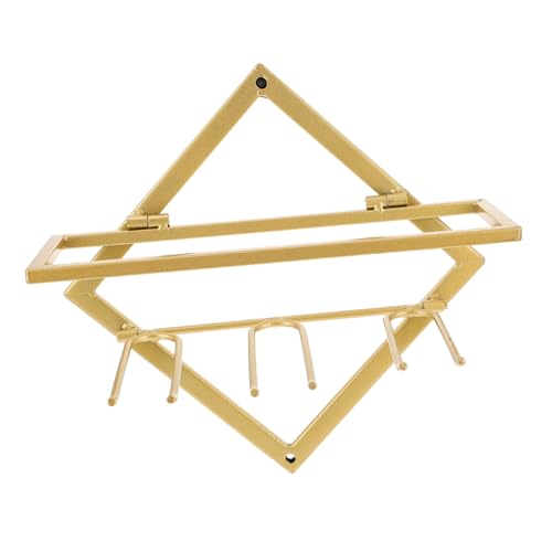 DECOMELODY Wandmontiertes Weinregal aus Hochwertigem Stahl Kreatives Faltbares Design Platzsparender Weinglashalter Robust und Staubfrei für Küche und Bar Stilvolle Weinflaschenaufbewahrung DECOMELODY Wandmontiertes Weinregal aus Hochwertigem Stahl Kreatives Faltbares Design Platzsparender Weinglashalter Robust und Staubfrei für Küche und Bar Stilvolle Weinflaschenaufbewahrung von DECOMELODY