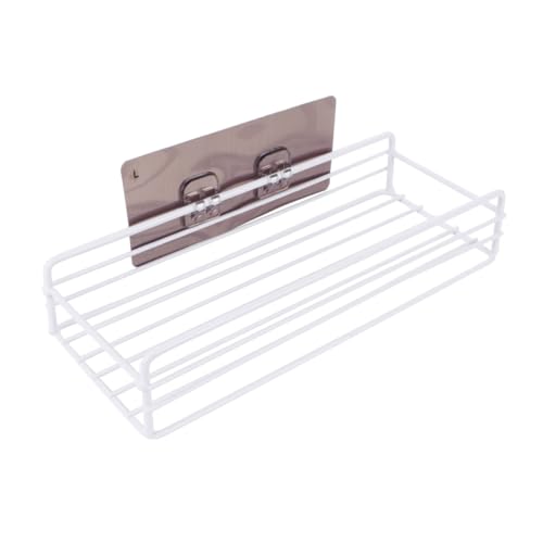 DECOMELODY Wandregal Weiß Robustes Bad und Küchenaufbewahrungssystem Große Kapazität Wasserdichtes Design Vielseitiger Toiletten und Duschorganizer Platzsparend und Langlebig DECOMELODY Wandregal Weiß Robustes Bad und Küchenaufbewahrungssystem Große Kapazität Wasserdichtes Design Vielseitiger Toiletten und Duschorganizer Platzsparend und Langlebig von DECOMELODY