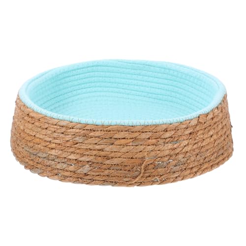 DECOMELODY Warmes Rundes Hundebett aus Stabilem Weidenkorb mit Atmungsaktivem Grasgeflecht Langlebig und Leicht Komfortables Haustiernest für Kleine Hunde und Katzen für Ganzjährige Nutzung DECOMELODY Warmes Rundes Hundebett aus Stabilem Weidenkorb mit Atmungsaktivem Grasgeflecht Langlebig und Leicht Komfortables Haustiernest für Kleine Hunde und Katzen für Ganzjährige Nutzung von DECOMELODY