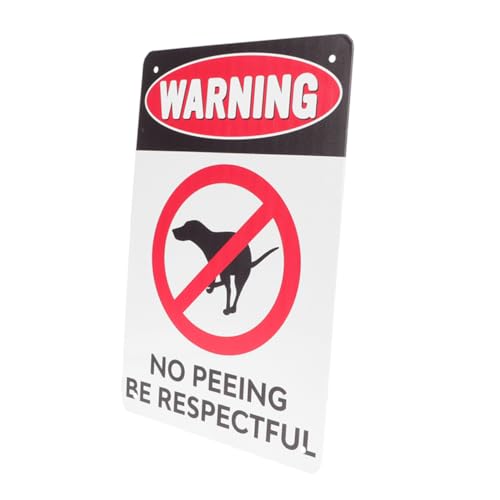 DECOMELODY Warnschild Hundeklo aus Robustem Wetterfestes Gartenschild für Garten Auffälliges No peeing schild mit Klarem Schriftzug Leichtes Outdoor warnschild gegen Hundeurin DECOMELODY Warnschild Hundeklo aus Robustem Wetterfestes Gartenschild für Garten Auffälliges No peeing schild mit Klarem Schriftzug Leichtes Outdoor warnschild gegen Hundeurin von DECOMELODY