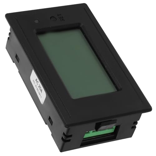 DECOMELODY Wechselstrom Messgerät mit LCD Anzeige Strom Energiemessung für Haushaltsgeräte Präziser Strom Spannungs Leistungsmonitor für Smart Home Nutzung DECOMELODY Wechselstrom Messgerät mit LCD Anzeige Strom Energiemessung für Haushaltsgeräte Präziser Strom Spannungs Leistungsmonitor für Smart Home Nutzung von DECOMELODY