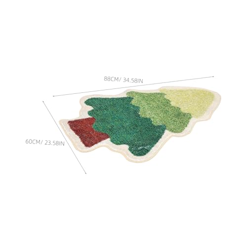 DECOMELODY Weicher Weihnachtsbaum Teppich Rutschfester Deko-bodenmatte für Wohnzimmer Schlafzimmer Flauschiger Waschbarer Kinderzimmer Teppich Festliche Weihnachtsdeko DECOMELODY Weicher Weihnachtsbaum Teppich Rutschfester Deko-bodenmatte für Wohnzimmer Schlafzimmer Flauschiger Waschbarer Kinderzimmer Teppich Festliche Weihnachtsdeko von DECOMELODY