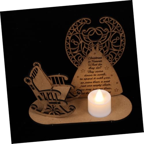 DECOMELODY Weihnachtliche Holz DIY Deko Herz Engel Stuhl Kerzenhalter Handgefertigt Stabil Festliche Tischdeko Familienname Personalisierbar Langlebig Weihnachtsdekor Holzornament DECOMELODY Weihnachtliche Holz DIY Deko Herz Engel Stuhl Kerzenhalter Handgefertigt Stabil Festliche Tischdeko Familienname Personalisierbar Langlebig Weihnachtsdekor Holzornament von DECOMELODY