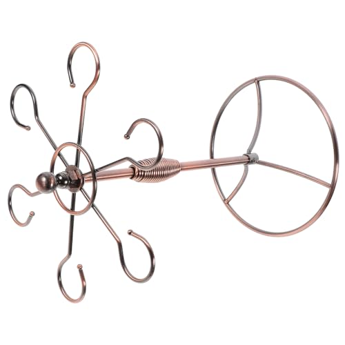 DECOMELODY Weinglasregal aus Vintage Weinglashalter für Wand Stabiler Aufbewahrungsständer für Weingläser Eleganter Gläser Organizer für Bar und Partys DECOMELODY Weinglasregal aus Vintage Weinglashalter für Wand Stabiler Aufbewahrungsständer für Weingläser Eleganter Gläser Organizer für Bar und Partys von DECOMELODY