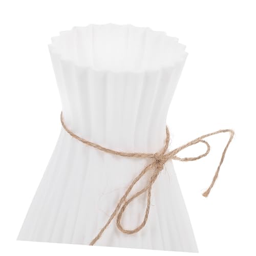 DECOMELODY Weiße Kunststoffvase Bruchsicher Multifunktional als Hydroponik blumenvase und Wohnraumdekoration für Büro Hochzeit Tisch und Wohnzimmer DECOMELODY Weiße Kunststoffvase Bruchsicher Multifunktional als Hydroponik blumenvase und Wohnraumdekoration für Büro Hochzeit Tisch und Wohnzimmer von DECOMELODY