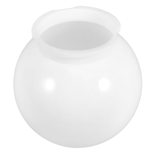 DECOMELODY Weißer Acryl Kugel Lampenschirm Ø Outdoor Lampenpost Leuchte Ersatz Kugel für Garten Terrasse Patio Einfache Montage ohne Werkzeug von DECOMELODY