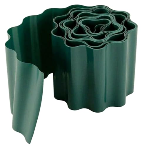 DECOMELODY Wellenförmiger Kunststoff Rasenkantenzaun Lang Wetterfeste Beetbegrenzung für Garten Pflanzen Balkon Flexible Dekorative Umrandung für Grünflächen und Wege DECOMELODY Wellenförmiger Kunststoff Rasenkantenzaun Lang Wetterfeste Beetbegrenzung für Garten Pflanzen Balkon Flexible Dekorative Umrandung für Grünflächen und Wege von DECOMELODY