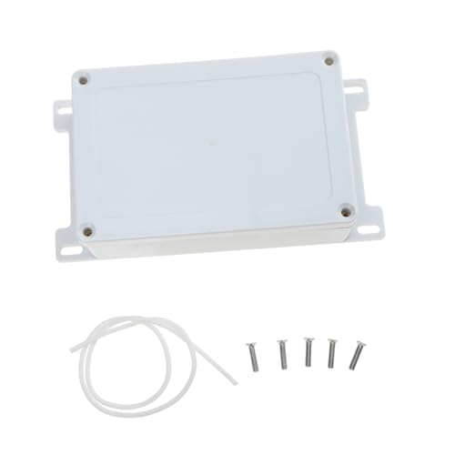 DECOMELODY Wetterfeste Schutzbox Weiße Elektrische Anschlussdose mit Befestigungsösen für Kabelschutz und Sichere Outdoor verkabelung Stoßfest und Schmutzresistent von DECOMELODY