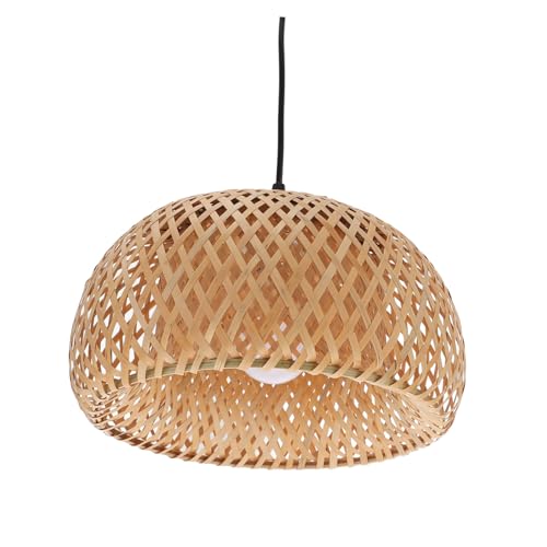DECOMELODY Wicker Rattan Pendelleuchte mit Lampenschirm Steckerhängeleuchte Installieren Langlebig und Stilvoll für Wohnzimmer Schlafzimmer Esszimmer DECOMELODY Wicker Rattan Pendelleuchte mit Lampenschirm Steckerhängeleuchte Installieren Langlebig und Stilvoll für Wohnzimmer Schlafzimmer Esszimmer von DECOMELODY