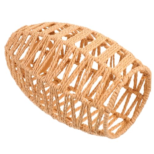 DECOMELODY Wiederverwendbarer Papier lampenschirm im Chinesischen Stil Handgewebter Fake rattan dom lampenschirm Rustikale Runde Deckenleuchte Langlebiger Lampenschutz für Wohnzimmer und DECOMELODY Wiederverwendbarer Papier lampenschirm im Chinesischen Stil Handgewebter Fake rattan dom lampenschirm Rustikale Runde Deckenleuchte Langlebiger Lampenschutz für Wohnzimmer und von DECOMELODY
