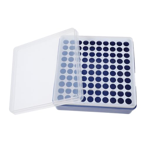 DECOMELODY Zentrifugenröhrchenhalter Reagenzglas Organizer Wiederverwendbar Labor Probenröhrchen Aufbewahrungsbox Stabil Leicht für Wissenschaft Bildung von DECOMELODY