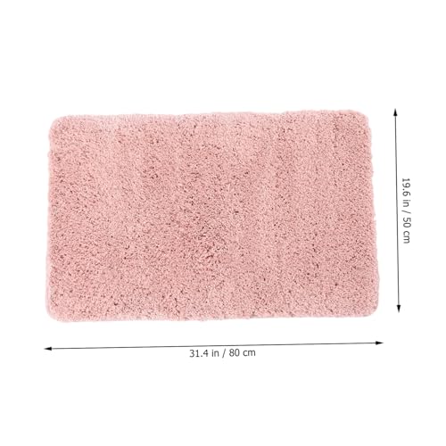 DECOMELODY rutschfeste Badematte Saugfähiger Weicher Badezimmerteppich Waschbar Wasserabsorbierendes Strapazierfähiges Badvorleger Pad für Rutschfreie Sichere Nutzung im Haushalt von DECOMELODY