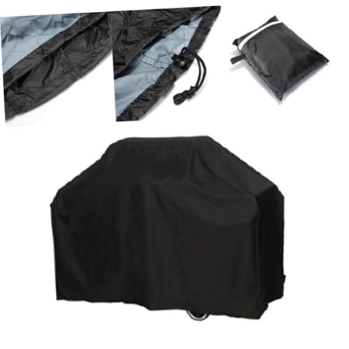 DECOMELODY wasserdichte Grill Abdeckhaube Robuste Outdoor BBQ Plane UV Beständig Wetterfeste Schutzhaube für Garten und Patio Langlebiger PVC Schutz für Barbecuegeräte von DECOMELODY