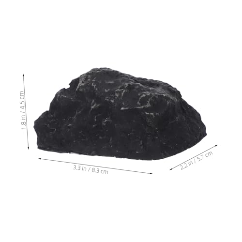 DECOMELODY wasserdichte Stein Schlüsselbox mit Großem Stauraum Sicherem Schiebedeckel Wetterfest für Garten und Außenbereich Tragbares Verstecktes Schlüsselversteck für Notfallzugang und von DECOMELODY