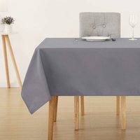 Deconovo Tischdecke Wasserabweisend Tischwäsche Tischtücher, 1 Stück,130x280 cm, Grau - Grau von DECONOVO