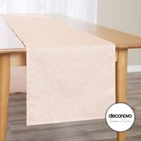 Tischläufer Tischdecke Dekoration Tischtuch Wasserabweisend Tischwäsche, 1 Stück, 30x275 cm, Hellpink - Hellpink - Deconovo von DECONOVO