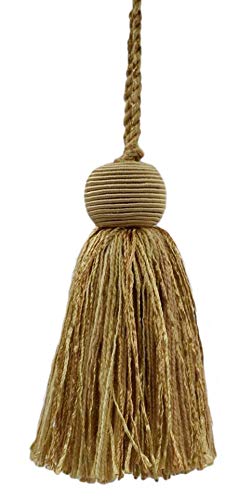 DÉCOPRO Dekorative Quaste, 10 cm, Kamelbeige, Stroh, Erntegold, Veranda-Kollektion, Stil# VTS|Farbe: Savannen-Gold – VNT5, einzeln verkauft DÉCOPRO Dekorative Quaste, 10 cm, Kamelbeige, Stroh, Erntegold, Veranda-Kollektion, Stil# VTS|Farbe: Savannen-Gold – VNT5, einzeln verkauft von DÉCOPRO