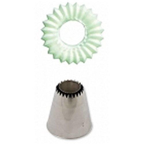 Decora 0263444 TÜLLE NR. 795 SULTANE GESCHLOSSEN IM BLISTERPACK, 18/8 Stainless Steel, Silber/Schwarz von Decora