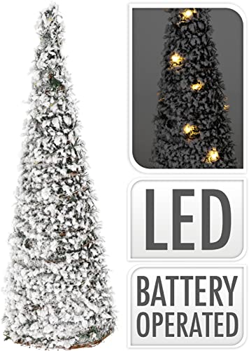 DECORATION WITH LIGHT Weihnachtsfichte aus Rattan mit 20 LEDs, 40 cm, Marke DECORATION WITH LIGHT Weihnachtsfichte aus Rattan mit 20 LEDs, 40 cm, Marke von DECORATION WITH LIGHT