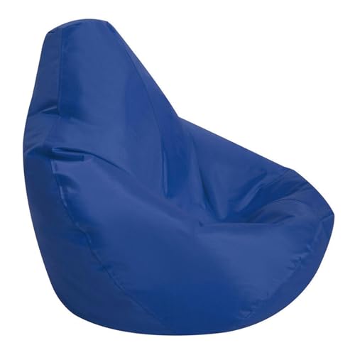 DECORN Lazy Bean Bag Chair Sofabezug (ohne Füllstoff) Stofftier-Aufbewahrungs-Sitzsackbezug Haustiere Hunde/Katzen Lazy Beds Waschbarer Sitzsackbezug aus Oxford-Stoff,Blue-Large von DECORN