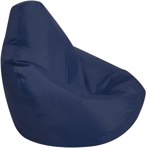 DECORN Lazy Bean Bag Chair Sofabezug (ohne Füllstoff) Stofftier-Aufbewahrungs-Sitzsackbezug Haustiere Hunde/Katzen Lazy Beds Waschbarer Sitzsackbezug aus Oxford-Stoff,Navy Blue-Medium von DECORN