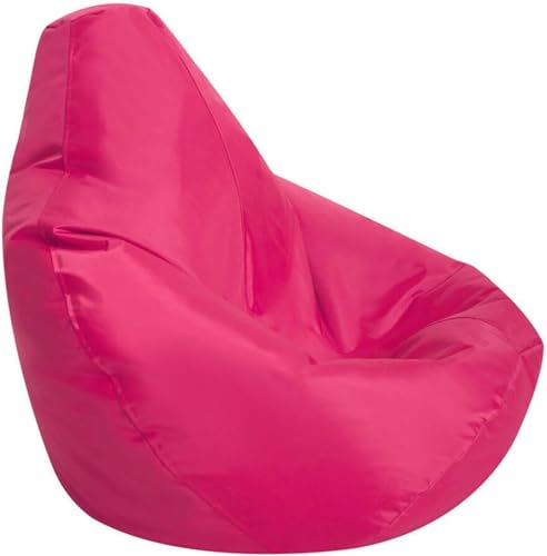 DECORN Lazy Bean Bag Chair Sofabezug (ohne Füllstoff) Stofftier-Aufbewahrungs-Sitzsackbezug Haustiere Hunde/Katzen Lazy Beds Waschbarer Sitzsackbezug aus Oxford-Stoff,Pink-Large von DECORN
