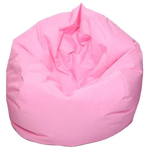 DECORN Sitzsack-Sofabezug Ohne Füllung, Oxford Cloth Home Leisure Einzelcouch Wohnzimmer Schlafzimmer Sitzsack Stuhl Lazy Lounger Cover,Pink-XL von DECORN