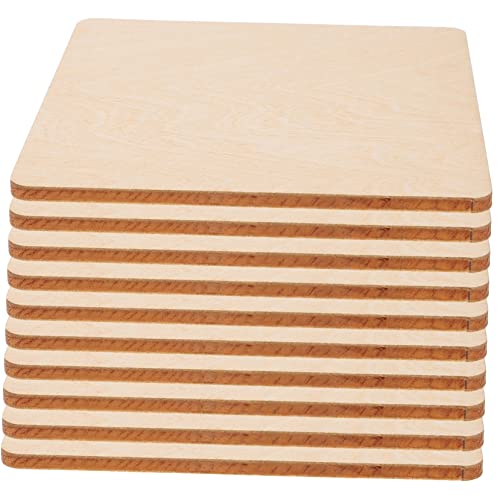 DECORNIJIA 10 Stück DIY Holzplatten Unbehandelte Holzmaterialien für Architekturmodelle Bastelprojekte Holzschnitzerei und Malerei DECORNIJIA 10 Stück DIY Holzplatten Unbehandelte Holzmaterialien für Architekturmodelle Bastelprojekte Holzschnitzerei und Malerei von DECORNIJIA