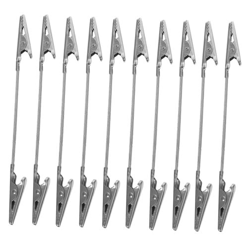 DECORNIJIA 10 Stück Teiliges Doppelseitige Metall Alligator Klemmen Doppelseitige Desktop Fotohalter mit Sicherem Griff Robustem Metall für Notizen Bilderrahmen und DIY Bastelprojekte DECORNIJIA 10 Stück Teiliges Doppelseitige Metall Alligator Klemmen Doppelseitige Desktop Fotohalter mit Sicherem Griff Robustem Metall für Notizen Bilderrahmen und DIY Bastelprojekte von DECORNIJIA