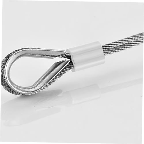 DECORNIJIA 10 Stück Teiliges Drahtseil Kauschen mit Dreieckigem Schutzring Rostfrei Robust für Sichere Seilbefestigung und Einfache Montage Am Stahlseil Vielseitig Einsetzbar von DECORNIJIA