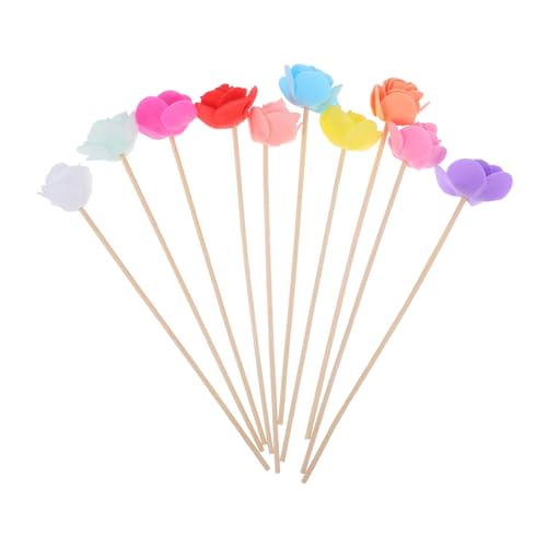 DECORNIJIA 10 Stück Teiliges Duftstäbchen aus Holz mit Bunten Getrockneten Blumen Aromatherapie Diffusor Sticks Geeignet für Raumduft Ätherische Öle Dekorative Geruchsverstärkende DECORNIJIA 10 Stück Teiliges Duftstäbchen aus Holz mit Bunten Getrockneten Blumen Aromatherapie Diffusor Sticks Geeignet für Raumduft Ätherische Öle Dekorative Geruchsverstärkende von DECORNIJIA
