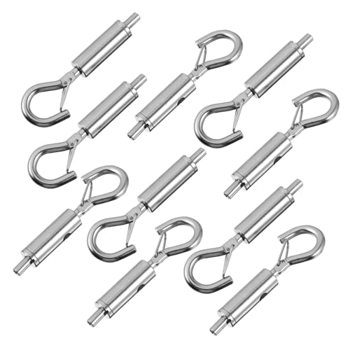 DECORNIJIA 10 Stück Teiliges Edelstahl Kabel Spring Clips Kabelhalter Robust Verstellbar Korrosionsbeständig Langlebig für Vielseitige Kabelführung und Befestigung im Haushalt DECORNIJIA 10 Stück Teiliges Edelstahl Kabel Spring Clips Kabelhalter Robust Verstellbar Korrosionsbeständig Langlebig für Vielseitige Kabelführung und Befestigung im Haushalt von DECORNIJIA