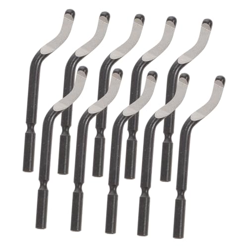DECORNIJIA 10 Stück Teiliges Entgratmesser Set mit Langlebigen Kupferklingen Multifunktionale Entgratwerkzeuge für Präzises Handentgraten Ergonomisch Rutschfester Griff Aufbewahrungsbox für von DECORNIJIA