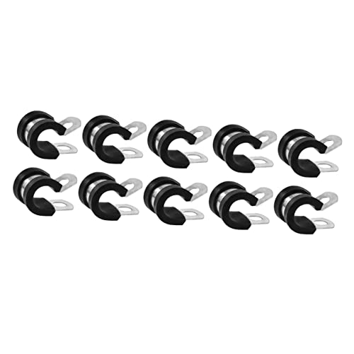 DECORNIJIA 10 Stück Teiliges Kabelklemmen mit Dämpfung Flexible Rohrschellen für Kabelmanagement und Schutz Einstellbare Schlauchklemmen für Wasser Gas und Rohre DECORNIJIA 10 Stück Teiliges Kabelklemmen mit Dämpfung Flexible Rohrschellen für Kabelmanagement und Schutz Einstellbare Schlauchklemmen für Wasser Gas und Rohre von DECORNIJIA