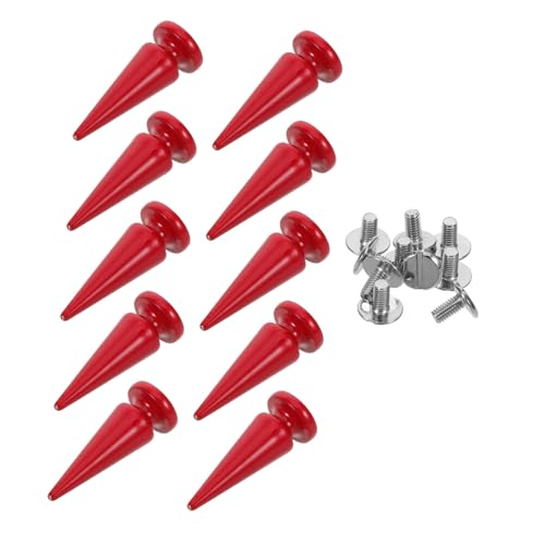 DECORNIJIA 10 Stück Teiliges Metallspitzen Nieten Tree-Shape Kegelnieten mit Schrauben Robuste Punk Ziernieten für DIY Lederhandwerk Geeignet für Kleidung Schuhe Taschen Langlebige Dekoration DECORNIJIA 10 Stück Teiliges Metallspitzen Nieten Tree-Shape Kegelnieten mit Schrauben Robuste Punk Ziernieten für DIY Lederhandwerk Geeignet für Kleidung Schuhe Taschen Langlebige Dekoration von DECORNIJIA