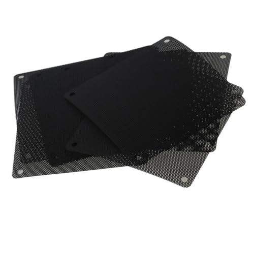 DECORNIJIA 10 Stück Teiliges PVC Staubfilter Mesh Lüftergitter für Pc Kühlerlüfter Gehäuseabdeckung Schwarz Schützendes Lüfternetz für Computerlüfter Staub und Verlängert Lüfterlebensdauer von DECORNIJIA