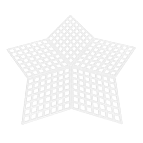 DECORNIJIA 10 Stück Teiliges Set Kunststoff Mesh Sheets Langlebige Vielseitige Plastic Canvas Sheets für DIY Stickerei Stricken Kreuzstich für Taschen Lesezeichen Bastelprojekte von DECORNIJIA