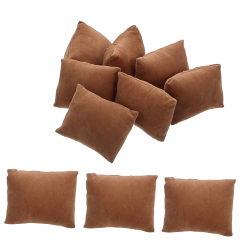 DECORNIJIA 10 Stück Uhrenkissen aus Weichem Vliesstoff Vielseitige Schmuckhalter für Uhren und Armbänder Kleine Displaykissen für Schmuckboxen Schützen vor Verformung Elegantes Aufbewahrungs von DECORNIJIA