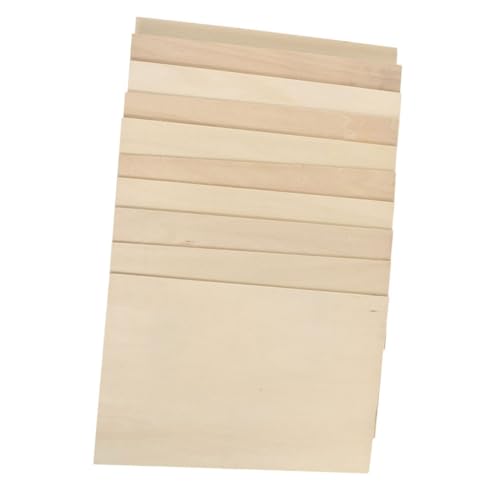 DECORNIJIA 10 Stück Unbehandelte Holzplatten für DIY Bastelprojekte Multifunktionale Holzbrettchen zum Malen Gravieren und Gestalten von Kunstwerken DECORNIJIA 10 Stück Unbehandelte Holzplatten für DIY Bastelprojekte Multifunktionale Holzbrettchen zum Malen Gravieren und Gestalten von Kunstwerken von DECORNIJIA