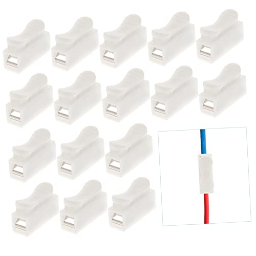 DECORNIJIA 100 Stück Druckverbinder Push in Kabelverbinder für Elektrische Verbindungen Kompakte Anschlussklemmen Manganstahl für Motoren Haushaltsgeräte und Beleuchtung DECORNIJIA 100 Stück Druckverbinder Push in Kabelverbinder für Elektrische Verbindungen Kompakte Anschlussklemmen Manganstahl für Motoren Haushaltsgeräte und Beleuchtung von DECORNIJIA