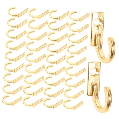 DECORNIJIA 100 Stück Mini Wandhaken aus Zinklegierung Antike Einzel Garderobenhaken Praktische Wandmontage für Badezimmer Hut und Mantelhaken und Platzsparend von DECORNIJIA