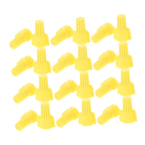 DECORNIJIA 100 Stück Winged Wire Connectors Schraubklemmen für Elektrische Verbindungen für Kabelgebundene Projekte Einfach zu Verwenden ohne Vorverdrahtung für Zuverlässige und Langlebige DECORNIJIA 100 Stück Winged Wire Connectors Schraubklemmen für Elektrische Verbindungen für Kabelgebundene Projekte Einfach zu Verwenden ohne Vorverdrahtung für Zuverlässige und Langlebige von DECORNIJIA